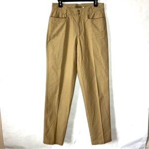 Columbia Women Size 8 RIVER RESORT straight leg canvas pants Brown Outdoors